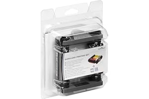 Durable 891300 Cinta 100 tarjetas plásticas Juego de impresión Duracard, surtido