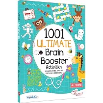 1001 Ultimate Brain Booster Activity book for 3 to 6 Years Old Kids |Enhance the Child Mind with Cognitive Excellence with In