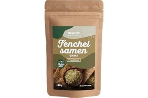 Fänkålsfrön Monte Nativo (500 g) - Frön till Fänkålste eller som Kryddor - Varsamt torkade och aromatiska kryddor idealiska för matlagning och smaksättning