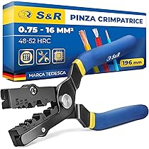 Pinza Crimpatrice A Scambio Rapido SA 03BC - Ganasce Intercambiabili Per Terminali, Acciaio Carbonio - Foto 8