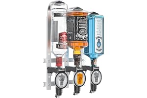 MILLYANNE LONDON Barbarian Distributeur de Boissons Alcool Bar Butler 4 mesures Dosage 25 ML Bar de Maison (3 Bottle Professional)