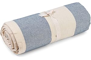 HomeLife Telo Copridivano Cotone (160X280) Made in Italy, Elegante e Versatile - Telo Copritutto Cotone Multiuso perfetto come Telo Arredo Divano o Copriletto Singolo Estivo Leggero Blu Notte