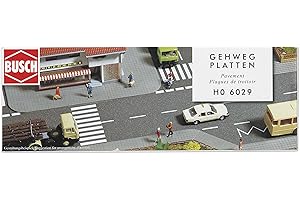 Busch - Carretera para modelismo ferroviario (21x49x2 cm)