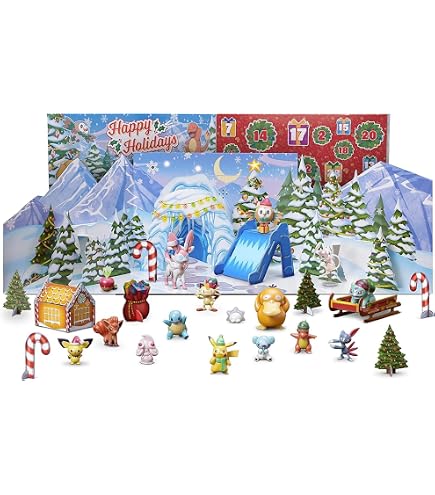 Funko Pop ! Calendrier de l'Avent Pokemon Holiday de la Collection - FW21 - FR