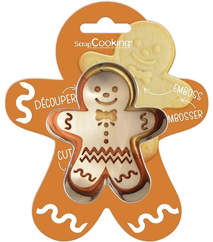 ScrapCooking 2092 - Kit taglierina + goffratore in legno di abete