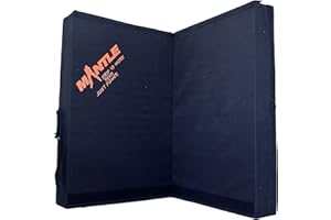 ‎MANTLE CLIMBING EQUIPMENT Mantle Climbing Equipment Fallschutzmatte Crash Pad Bouldermatte schwarz XL, Double-Folder 2 Faltungen
