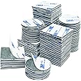 Double Sided Sticky Pads, 130 Pcs Black Squares and Round Extra Strong Adhesive Mounting Pads Stickers Foam Tape, Stick on Self Adhesive for Walls and Floor, Door, Plastics, Glasses, Metals