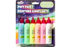 I Love To Create Tulip Dimensional Fabric Paints 1.25oz 6/Pkg-Glow