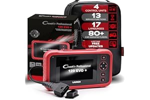 ‎LAUNCH LAUNCH Europe CRP 129 EVO+ OBD2 Diagnosegerät Auto Auslesegerät Kfz-Diagnose EOBD Tester 4 Systemen Motor, ABS, SRS, Automatik Getriebe + 13 Service Funktionen mit Touchscreen WiFi Update/Android