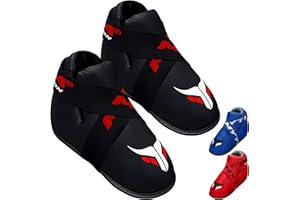 Mytra Fusion Semi Contact Boots – Kickboxing boots and Foot pads for Sparring, MMA, Muay Thai, Karate, Training, Fighting and Martial Arts