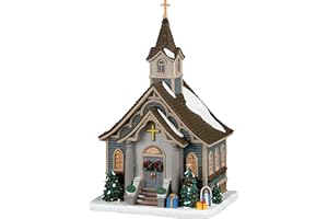 Lemax 35066 Caddington Village Lighted Building: Small Town Church