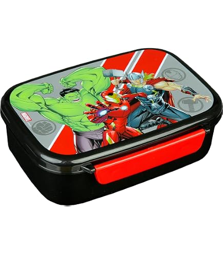 Avengers Hulk Brotdose Für Kinder – Bento Lunchbox, BPA-frei, Mit Sicherheitsverschluss – Für Schule & Unterwegs