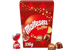 Maltesers Chocolate Truffles Gift Box, Milk Chocolate, Honeycomb & Truffle filling, 336g, Ideal for Gift, Snacks and Sharing
