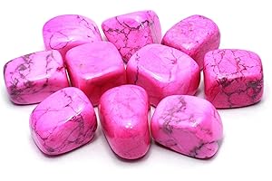 CrystalAge Pietra Howlite rosa (20-25 mm)