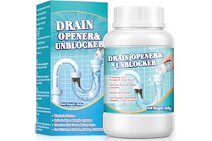 GALITOON Extra starker Abflussreiniger 260g, Profi Rohrreiniger für Küche, WC, Dusche und Außenleitungen, entfernt Haare, Fett und Speisereste, Schnell wirkendes Rohrreiniger Pulver für freie Abflüsse