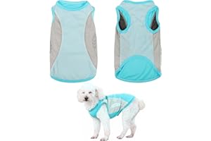 Kaket Hunde Kühlweste Hund Kühljacke Kühlweste für Hunde Kühl Sommer Hundemantel Haustier Kühlweste Geeignet für Kleine bis Mittlere Hunde und Welpen (XX-Large)