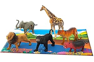 TEOREMA GIOCATTOLI Teorema 70305 - Busta Gigante Animali Giungla, multicolore