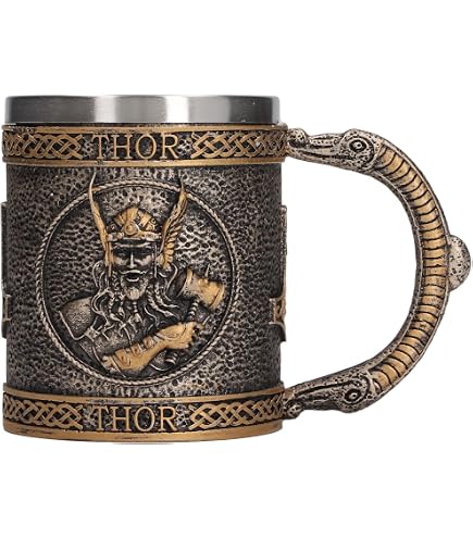 Boccale di birra, boccale di birra in acciaio inossidabile, boccale di birra da caffè 3D da 600 ml, lungo 15 cm, bicchieri a forma di secchio con manico, per bevande calde, caffè