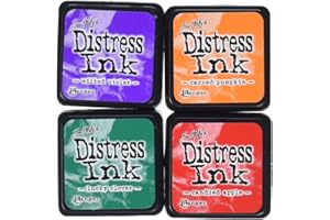 Tim Holtz Ranger Distress Ink Pads Kit 15 with Strip of 4 Pads, Mini, 70 x 23 mm
