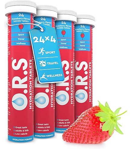 O.R.S Hydration Tablets, Natural Blackcurrant Flavour, 96 Tablets
