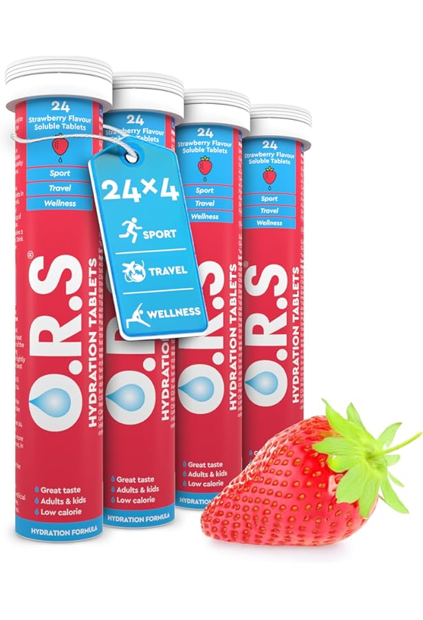 O.R.S Hydration Tablets, 144 Tablets (Pack Of 6) Cherry (OORSS144