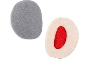 Yinuoday Ohrenschützer Bandlose Ohrstöpsel aus Fleece mit Dünnen Winterohrabdeckungen für Männer Frauen 2 Paar