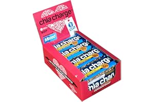 CHIA CHARGE High Protein Bars - Sports Nutrition Vegan Protein Bar - 20g Protein Healthy Snack Bars for Adults - Gluten Free Nutritional - 10 x 60g (Pack of 10) Mixed Box - Salted Caramel & Cocoa