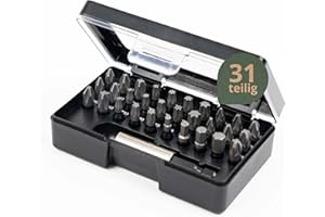Wiha Essential Impact Bit Set 31-tlg. inkl. Bitbox I PH, PZ, Sechskant, Torx I Schrauberbit-Set mit Bithalter I Bitset für Akkuschrauber (45628)