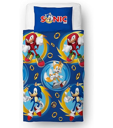 Sonic de egel:Beddengoed (135 x 200 cm) Pre-order