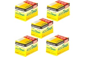 RITZ CAMERA Kodak 400 TMAX Professional ISO 400, 36 mm, 36 Aufnahmen, Schwarz-Weiß-Film (5 Stück)