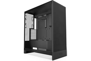 NZXT H7 Flow - Boîtier PC ATX Moyen Format - Refroidissement Optimal - 3 Ventilateurs 120 mm - Radiateur 420 mm - Gestion des câbles - Noir
