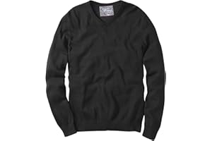 Charles Wilson Feinstrick Baumwollpullover mit V-Ausschnitt für Herren