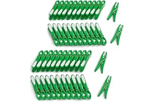 culiclean Pinza Flor (48 Piezas, Classic Green-Blanco)