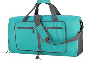 ehsbuy 60L Reisetasche Groß Faltbare Sporttasche Herren Damen mit Schuhfach Taschen Wasserdicht Saunatasche Travel Bag für Sports Urlaub Gym Übernachtung