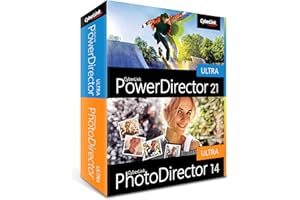 CyberLink PowerDirector 21 Ultra & PhotoDirector 14 Ultra | Integrierte Foto- und Videobearbeitung | Lebenslange Lizenz | BOX | Windows (64-Bit)