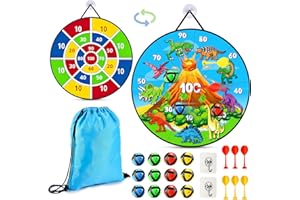 Corrit 71cm Diana Dardos de Plegable Doble con 12 Bolas 6 Dardos 2 Ganchos 1 Bolsa de Almacenamiento Impermeable - Juguetes y Regalos para Niños & Adulto