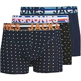 JACK &amp; JONES Jactrevor Trunks 3 Pack Men's Boxer Shorts