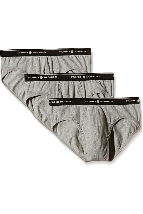 Punto Blanco Herren Slip Basix – 3er Pack, 93% Baumwolle, 7% Elasthan, Bequem & Elastisch