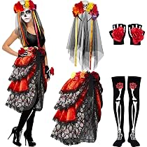 Halloween Gesichts-Tattoos – 10 Blätter Mit Totenkopf & Blumen, Wasserfest, Temporär