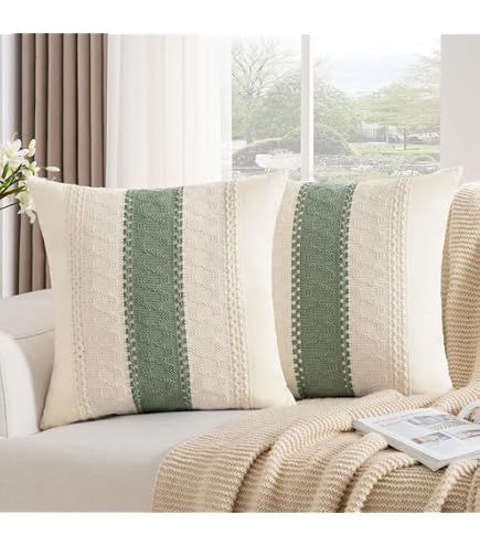 Set di 2 federe per cuscini floreali primaverili, con fiori selvatici
