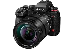 Panasonic LUMIX S1RII Professional Mirrorless Camera with 24-105mm F4 Lens Kit, 44.3MP Full-Frame Digital Photography Camera, 8K Video, Phase Hybrid AF, 8.0-Stop Dual IS, OLED EVF