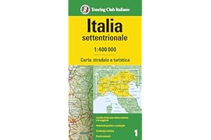Italia settentrionale 1:400.000. Carta stradale e turistica