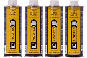 MP PRODUKT 4 pezzi Innotec Hi-Temp Wax Dry Trasparente – Conservazione Next Level per Automotive & Industria – Protezione ideale per il sottoscocca e la conservazione delle cavità – Antiruggine per veicoli –