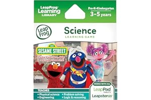 LeapFrog Explorer Learning Game Sesame Street Solve It with Elmo Abby and Super Grover 2.0