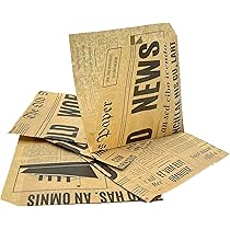 Garcia De Pou – Confezione 100 Sacchetti Per Bocconcini E Hot Dogs, Carta Kraft Bianca, 22 X 7.2 Cm - 3