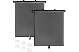 BOGI 2 Pack Car Window Shade for Baby,Car Sun Shade for Baby|Accessories Universal Fit Most Vehicles (Size:46CM*40CM)