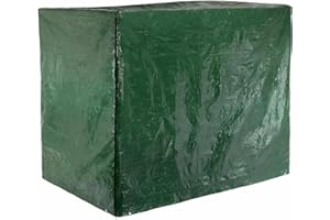 ADEPTNA Heavy Duty Waterproof Garden Swing Hammock Cover for 3-Seater Outdoor Furniture Large Weatherproof Patio Swing Seat Protector with Corner Zips, Tie Cords & Tear Resistant Woven Polyethylene