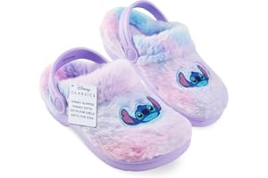 Disney Stitch Clogs für Mädchen Größe 38-37 rutschfeste Garten- & Indoor-Winterschuhe Slip-on Verstellbarer Riemen Geschenke für Sie