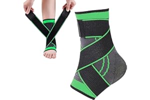 GENÉRICO Stabilizator zwichnięcia i zapalenie powięzi podeszwowej - kostka kompresyjna dla mężczyzn i kobiet, sportowa