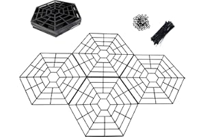 Bretoes Red de Protección del Estanque, Cubierta de Red de Plástico Flotando en el Agua, Protege el Estanque de Garzas, Gatos y Otros Depredadores (20)